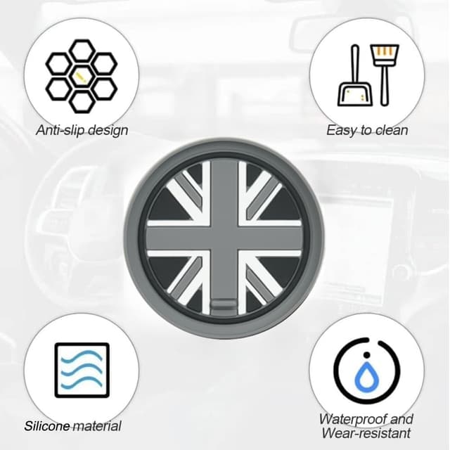 Thumbnail 5 de Mini Cooper Cup Holder Silicone Pads