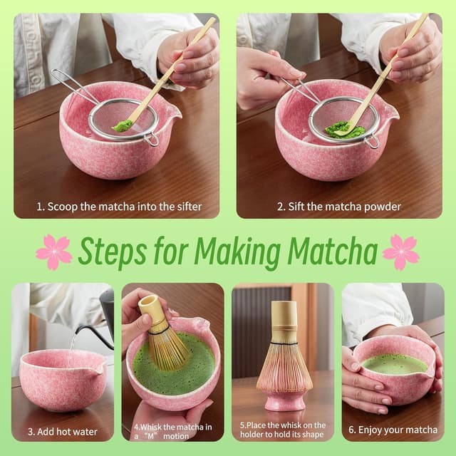 Thumbnail 4 de TEANAGOO Matcha Besen Set 7-teilig Rosa