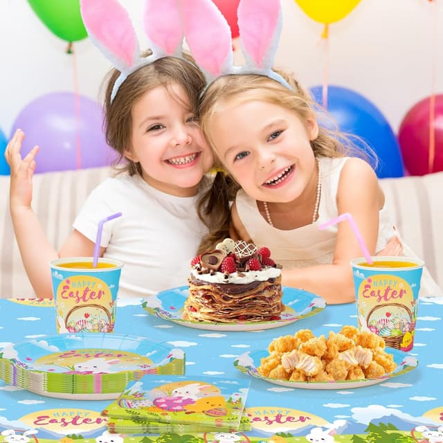 Thumbnail 5 de Easter Party Tableware Set for 16 People