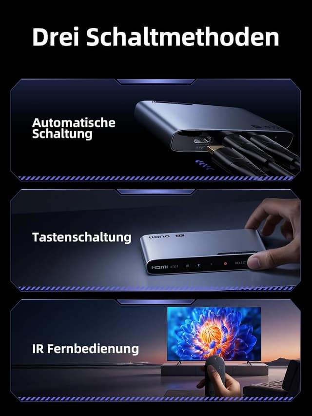 Thumbnail 4 de llano HDMI 2.1 Switch 8K 60Hz