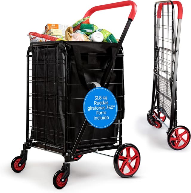 Imagen de Serenelife Carrito de la Compra 32 kg 🛒 en OfertitasTOP