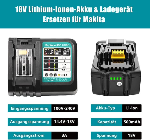 Thumbnail 2 de MoeuGreenBattX 18V Ersatzakku 2x 5,0Ah