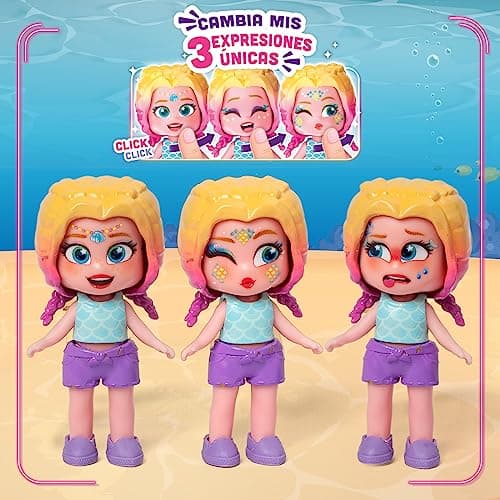 Thumbnail 5 de KOOKYLOOS Mermaid Beach House muñeca con mascota que cambia de color