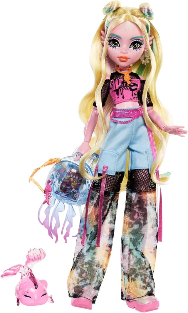 Detalle de Monster High Lagoona Blue Puppe HXH75
