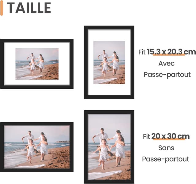 Thumbnail 1 de upsimples Cadres Photo 20x30 cm lot 3