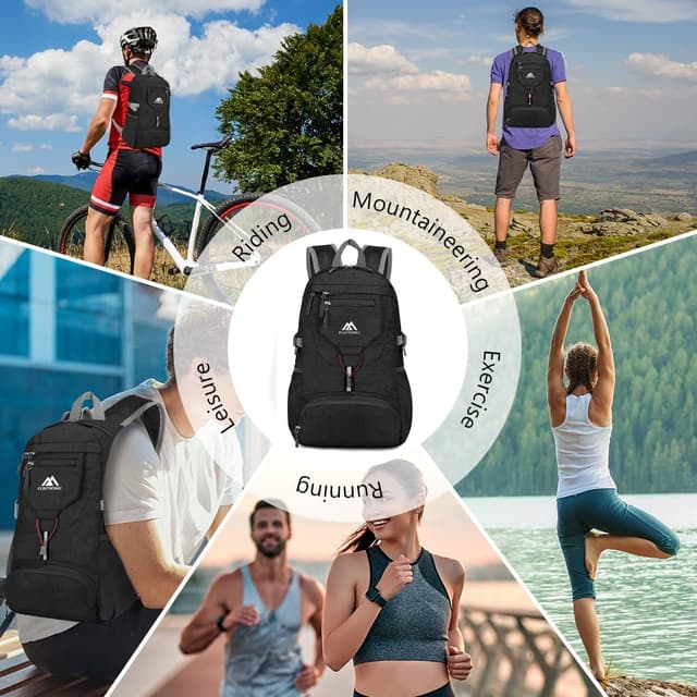 Thumbnail 6 de flintronic Zaino pieghevole ultraleggero 20L impermeabile per trekking e viaggio