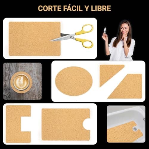 Thumbnail 5 de COSYLAND Alfombrilla de ducha 40 x 100 cm, antideslizante