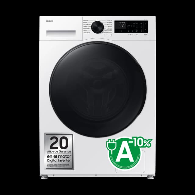 Detalle de Samsung WD11DG5B15BEEC lavasecadora 11 kg AI EcoBubble™ Clase D/A
