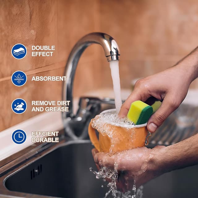 Thumbnail 5 de Putzschwamm Spülschwamm 24er Pack