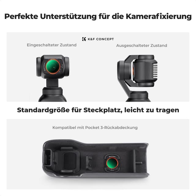 Thumbnail 3 de K&F CONCEPT Magnetisches ND2-ND32 Filter