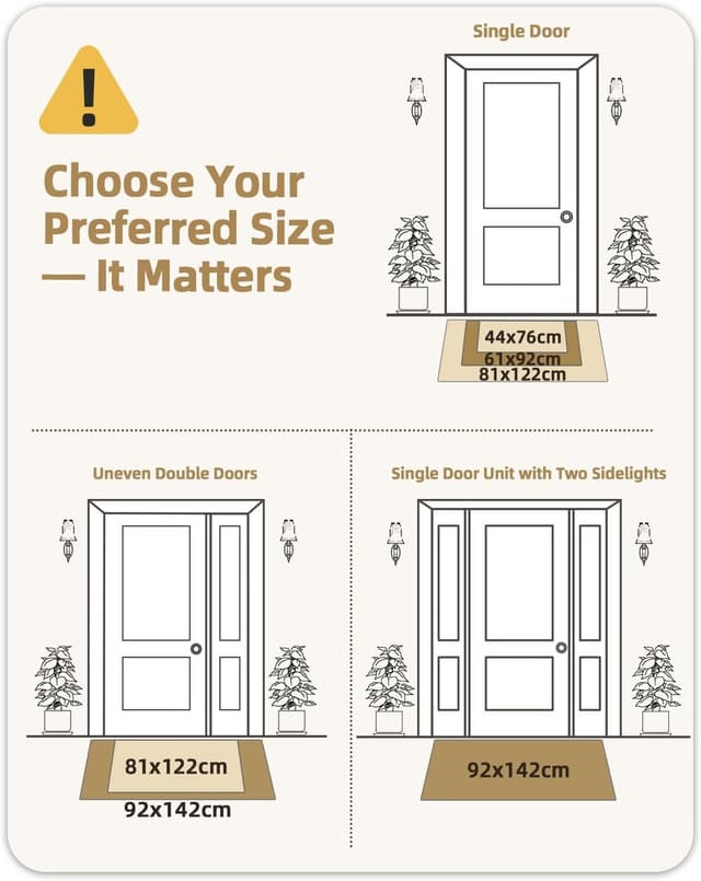 Thumbnail 1 de Color&Geometry Felpudo 44×76 cm para entrada 📐
