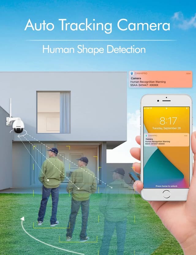 Detalle de Topodome Metallo telecamera Wi-Fi esterna 5MP
