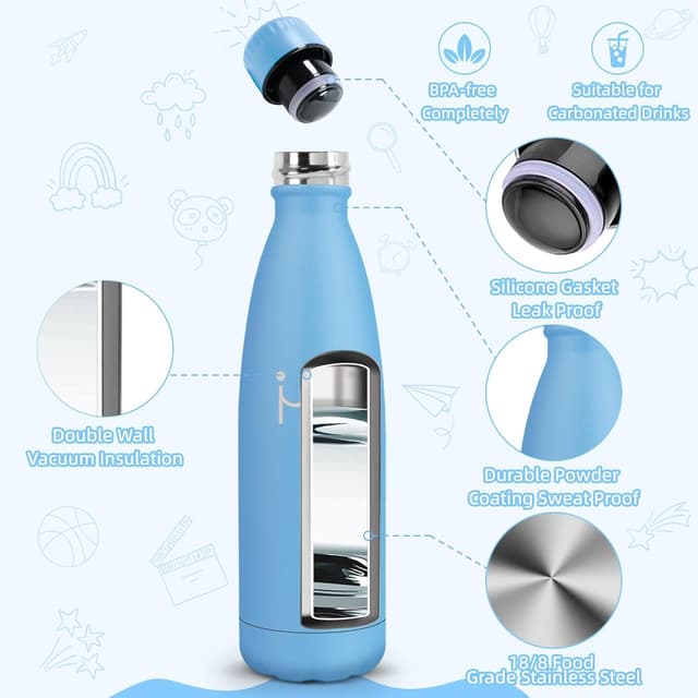 Detalle 2 de HoneyHolly Botella Térmica 500ML Acero Inoxidable 🚰