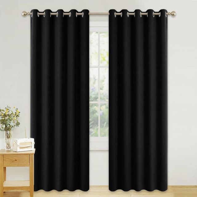 Detalle 2 de PONY DANCE blackout door curtain, 66 inch