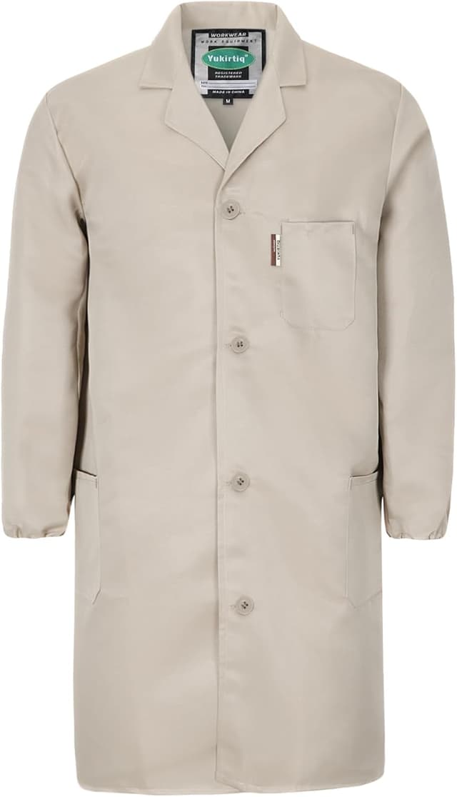 Thumbnail 2 de Yukirtiq Mens Warehouse Work Coat Scrubs Overall Coat