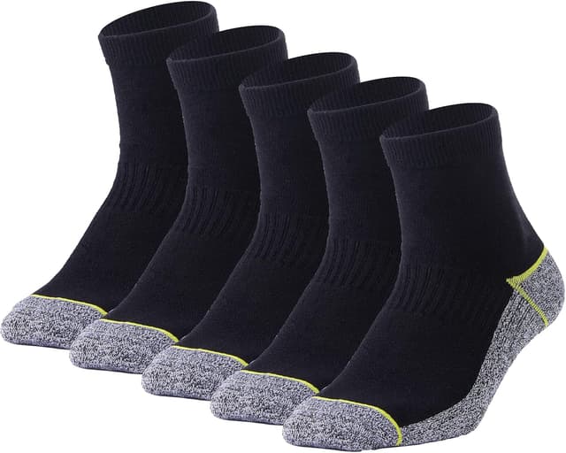 Detalle de Kodal Kupfer-Infused Quarter Socks (4–5 Paar) – Geruchskontrolle & lang anhaltender Komfort