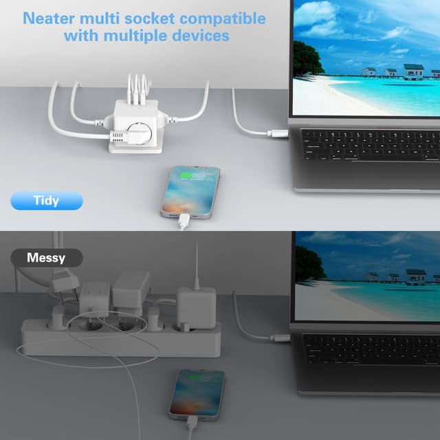 Thumbnail 4 de Steckdosenwürfel mit USB 4000 W Cube