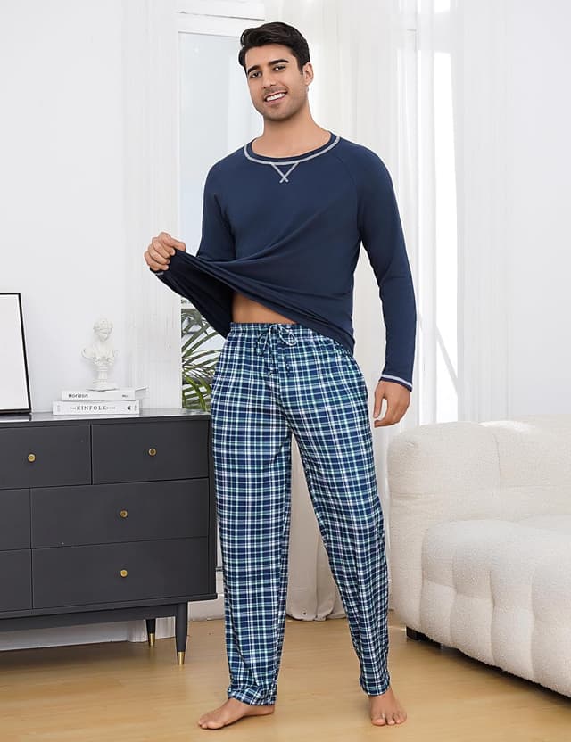 Thumbnail 2 de Litherday Pijama Hombre Invierno Algodón 2 Piezas