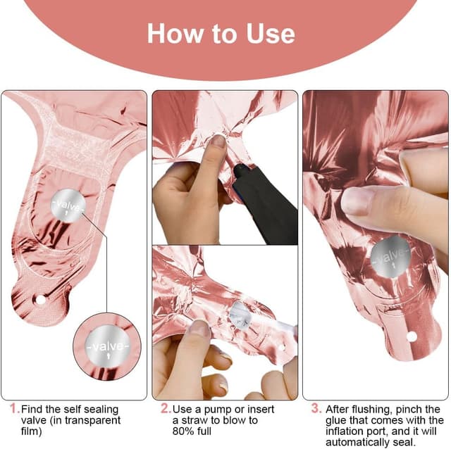 Thumbnail 4 de OFFCUP Globo Número 9 101 cm oro rosa