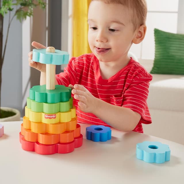 Detalle 2 de Fisher-Price HXT77 Ring-Stapelspielzeug für 18 Monate