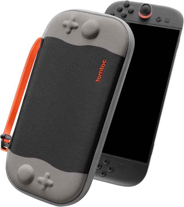 Detalle de tomtoc Étui rigide pour Nintendo Switch 2 (2025) avec 12 cartouches de jeux