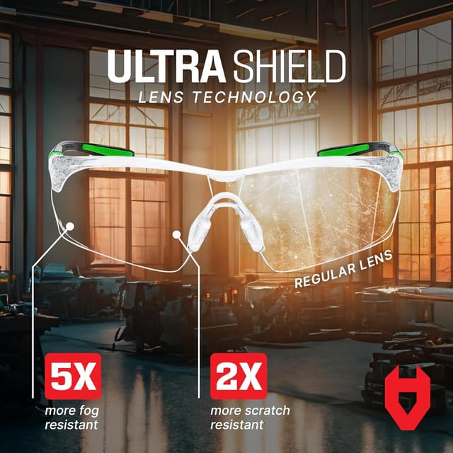 Thumbnail 3 de NoCry Clear Safety Glasses UV380