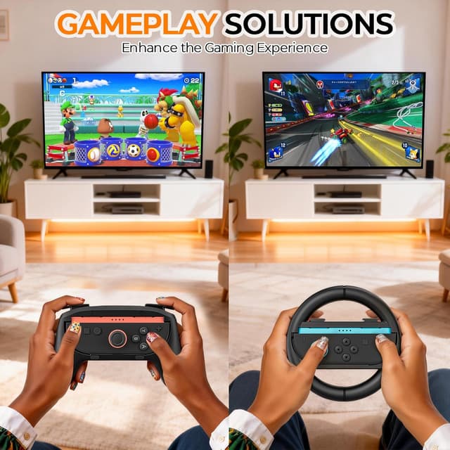 Detalle 1 de Retear Zubehör-Bundle für Switch 2, 17-teilig