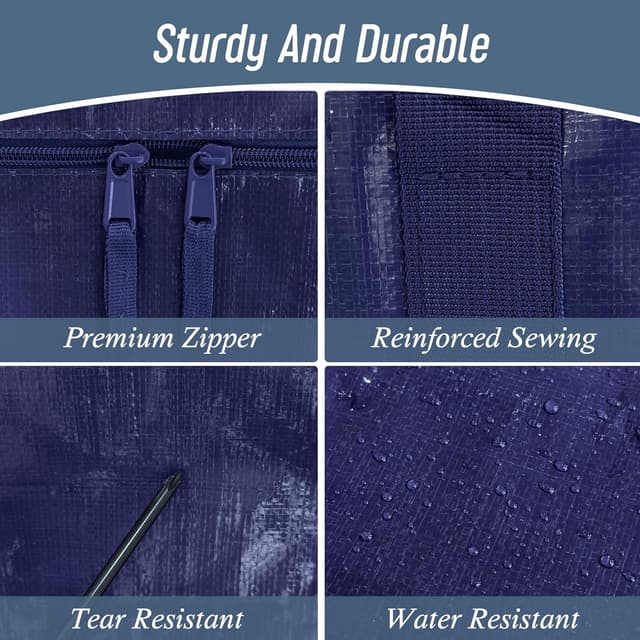 Thumbnail 3 de 6 Large Moving Bags with Strong Zippers