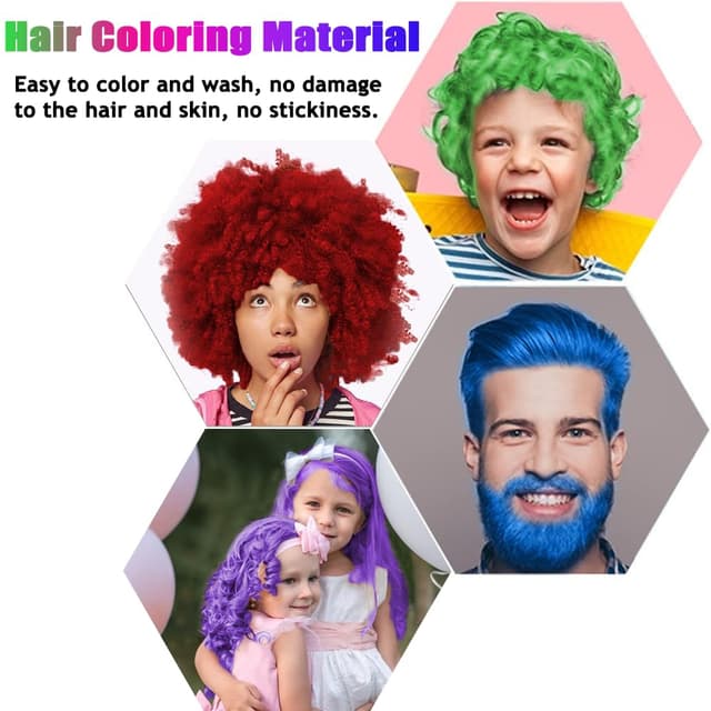 Thumbnail 3 de Kids 4 Color Temporary Hair Wax Dye