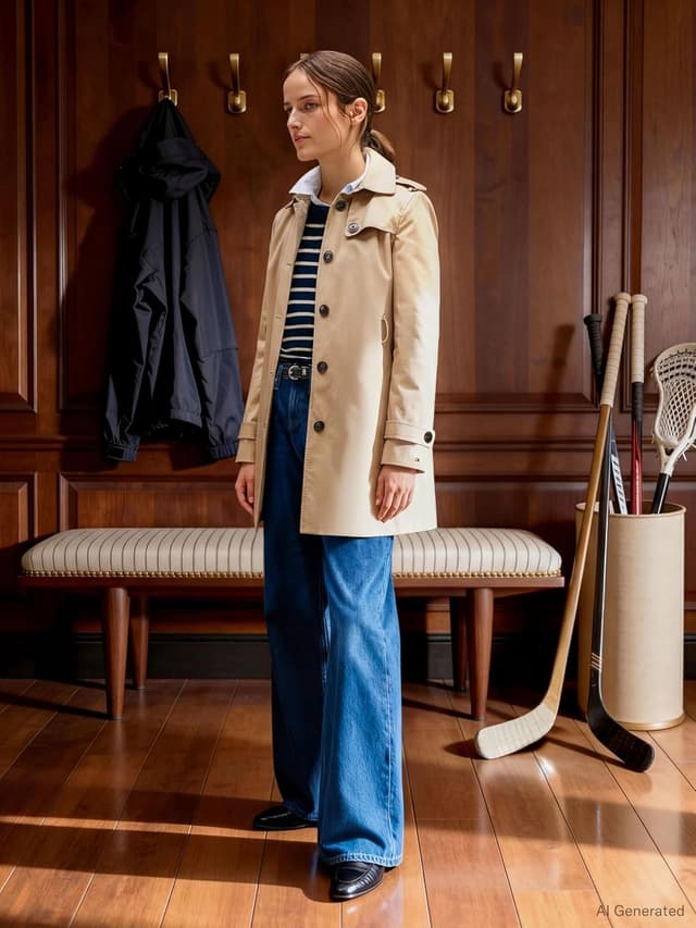 Thumbnail 3 de Tommy Hilfiger Donna Giacca Heritage Trench