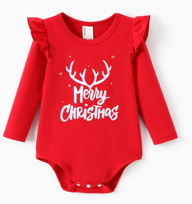 Detalle 2 de Lot PatPat pour bébé fille (0-18 mois) en coton : ensemble 3 pièces barboteuse à volants, short Coccinelle et bandeau