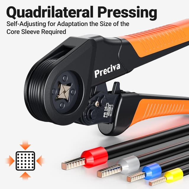 Thumbnail 2 de Preciva PR16-4 pince à sertir 0,08–16 mm² 🛠