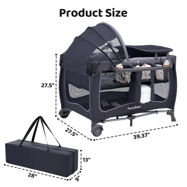 Thumbnail 1 de Pamo Babe Playard Portable Crib