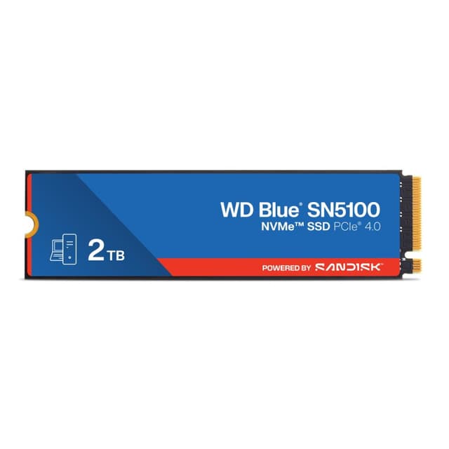 Detalle de SanDisk SN5100 NVMe 2TB para velocidad