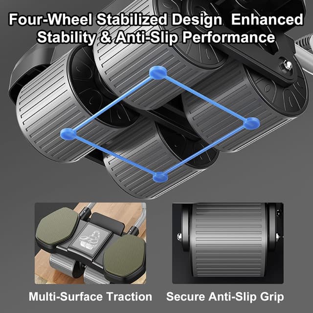 Thumbnail 4 de Ab Roller Wheel 4-Wheel Core Trainer
