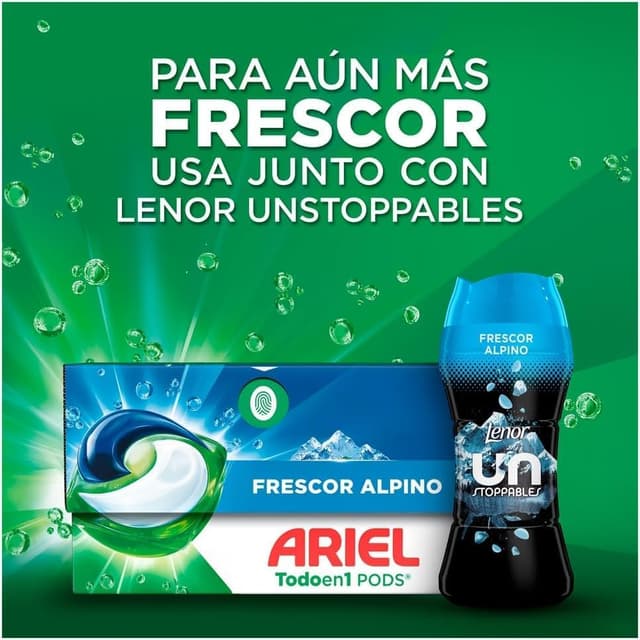 Thumbnail 7 de Ariel PODs Todo en 1 Cápsulas ✨, 38 Lavados