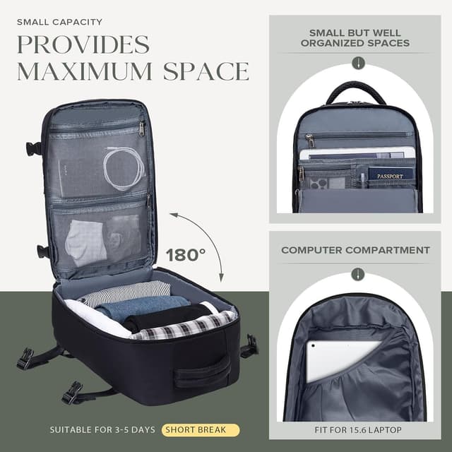 Thumbnail 4 de Hayayu Mochila Cabina 45x36x20cm