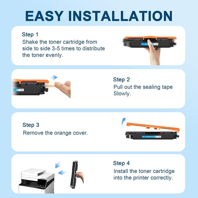 Detalle 1 de Cartucce toner 126A compatibili HP 4 pacchi