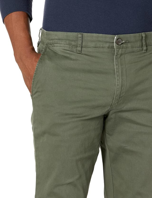 Detalle de Amazon Essentials Men’s Slim-Fit Stretch Chino Pants (Khaki, Previously Goodthreads)