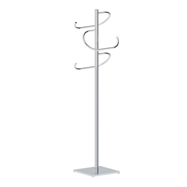 Detalle de Beltrán Castellón Toallero de pie con 3 anillas ovaladas