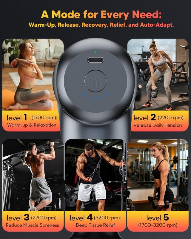 Detalle de Arboleaf Mini pistola massaggio 8 mm