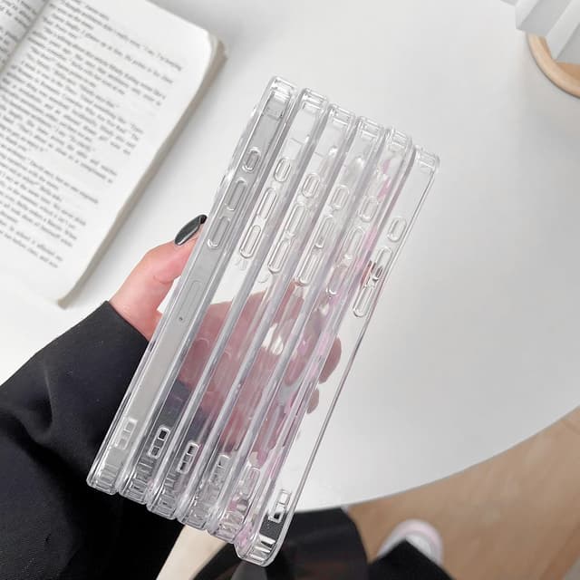 Thumbnail 6 de ZTOFERA Magnetische Hülle für iPhone 16 Plus (6,7") mit transparentem Design und Schleifen-Motiv – Rosa