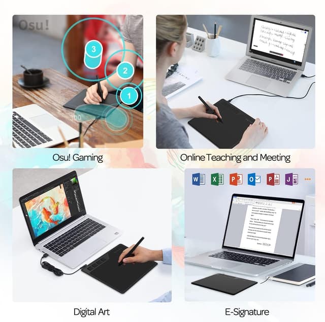 Thumbnail 4 de GAOMON S620 Grafiktablett 16,5 x 10 cm 🎨