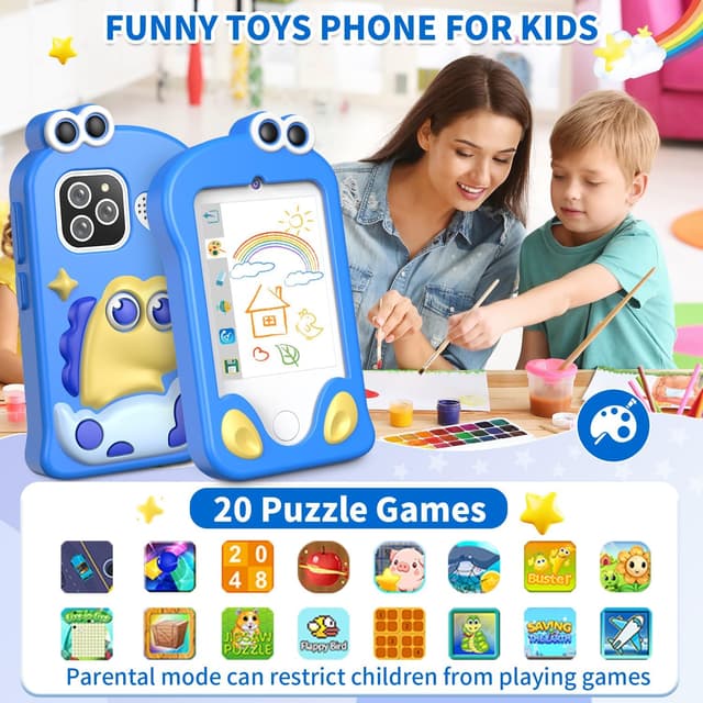 Thumbnail 5 de Tosaju Enfants 2,8" Jouet Téléphone éducatif