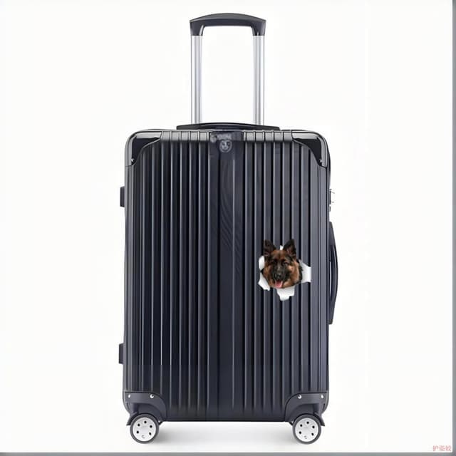 Detalle 2 de TIZIKJ Deutscher Schäferhund Autoaufkleber 22 cm