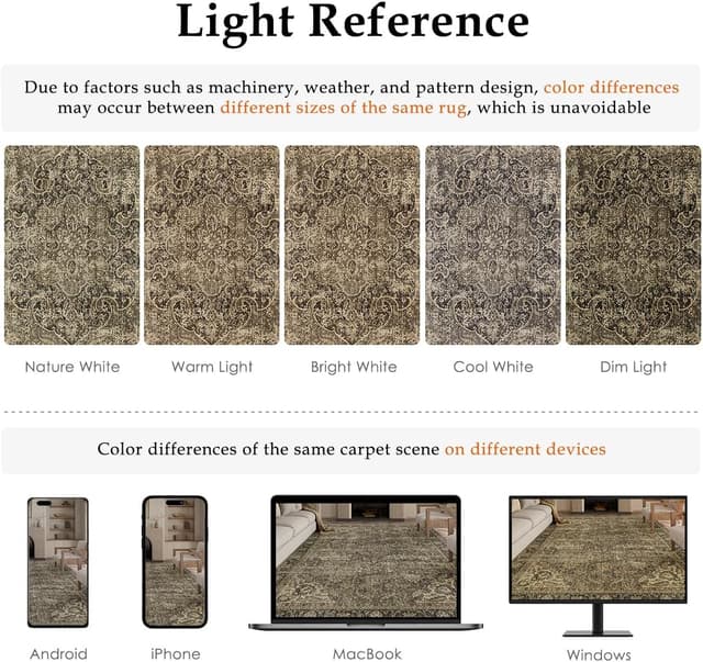 Detalle 2 de HUGEAR vintage rug 240x300cm