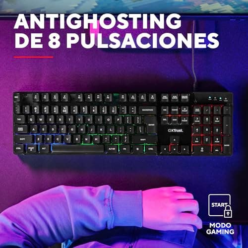 Thumbnail 4 de Trust Gaming GXTrust 835 Azor teclado 8 teclas