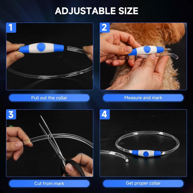 Thumbnail 6 de LED Hundehalsband Aufladbar 70 cm