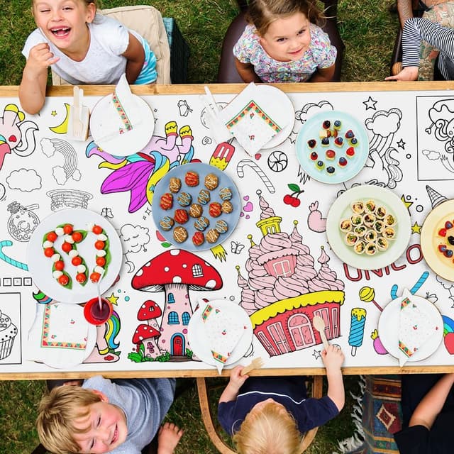 Thumbnail 6 de AYESY Nappe à colorier 183×76 cm 🎨