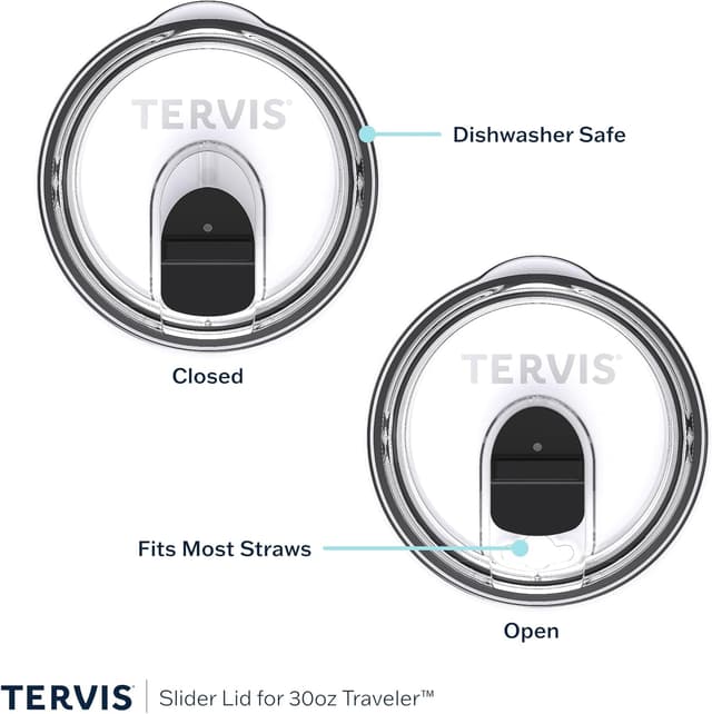 Detalle 2 de Tervis Traveler NHL MVP 30oz Triple-Insulated Stainless Steel Tumbler with Slider Lid